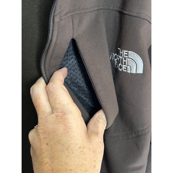 The north face brown zip up jacket women’s m/l - Picture 5 of 14